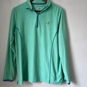 Magnolia Mint Green Pullover Jacket Masters Golf 1/4 Zip